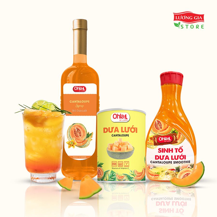 Siro Dưa Lưới Ohla 750ml (chai thủy tinh)