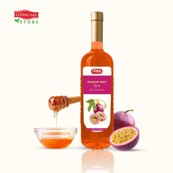 Siro Chanh Dây Ohla 750ml (chai thủy tinh)