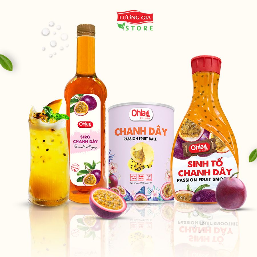 Siro Chanh Dây Ohla 780ml (chai nhựa)