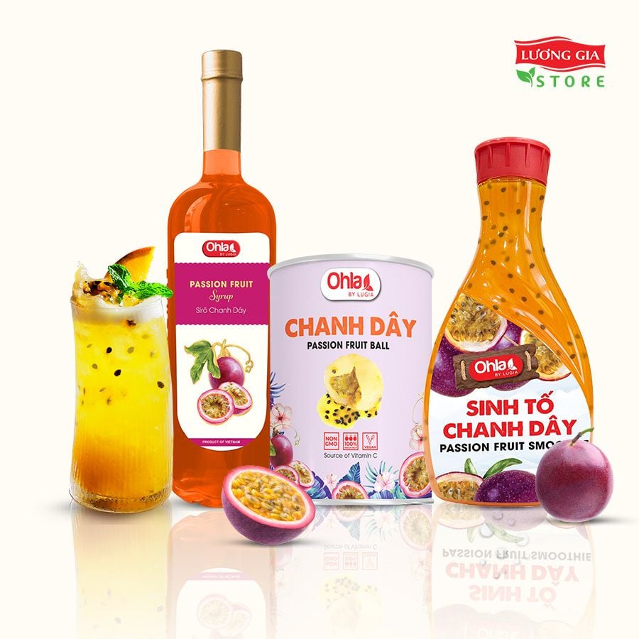 Siro Chanh Dây Ohla 750ml (chai thủy tinh)