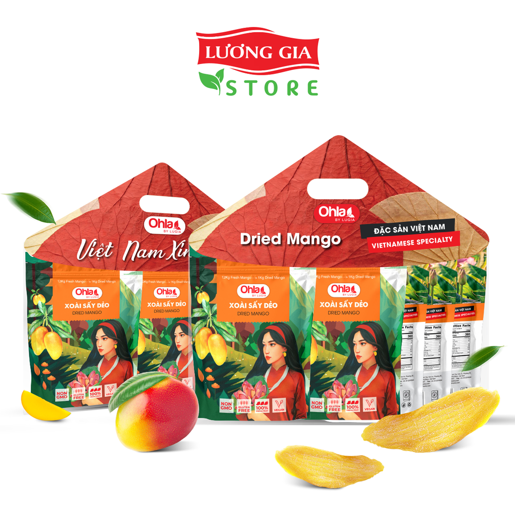 Combo Xoài sấy dẻo CG 100g (5x100g)