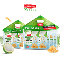 Combo siêu hời 2: 5 túi dừa Dừa sấy giòn 50g