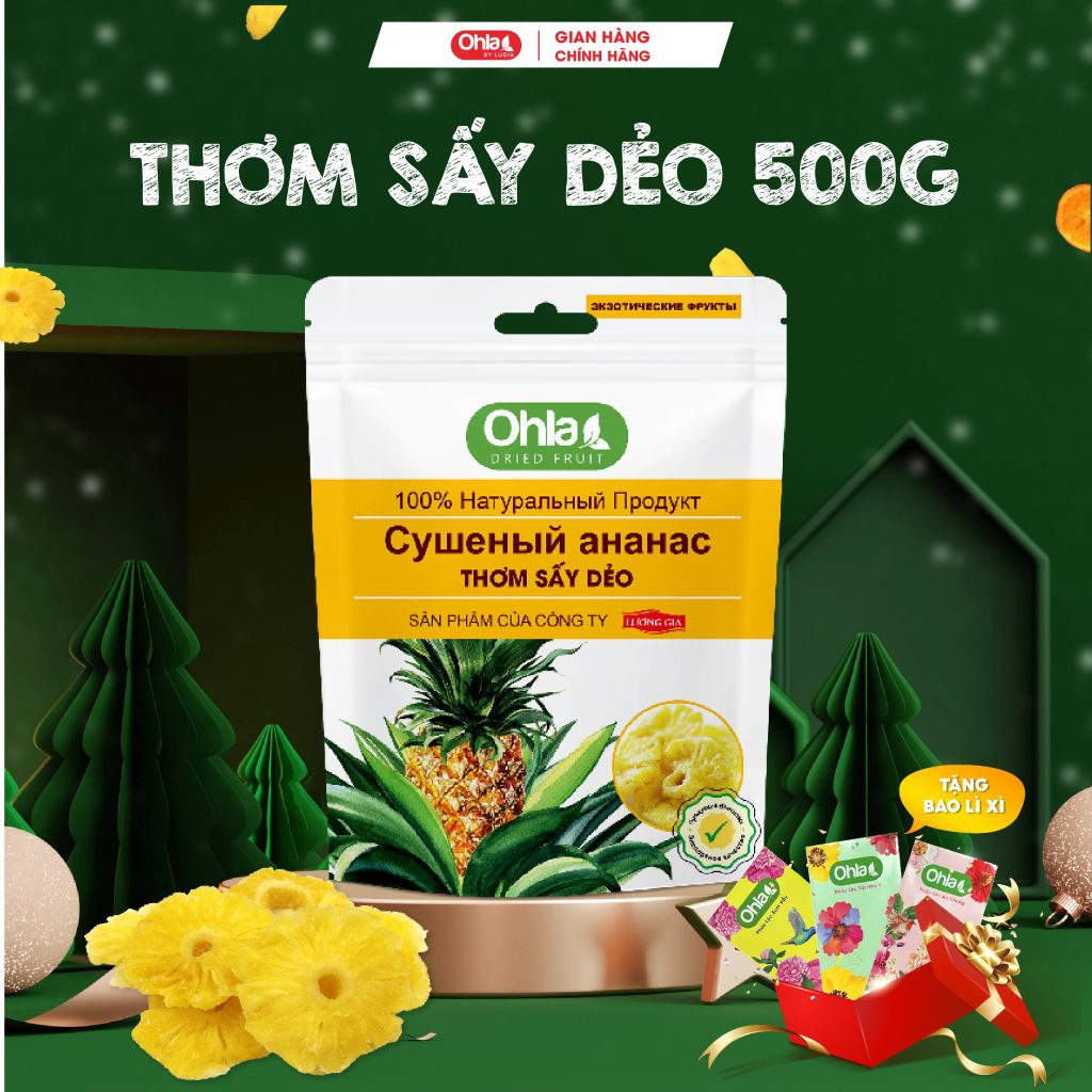 Thơm sấy dẻo Ohla 500g