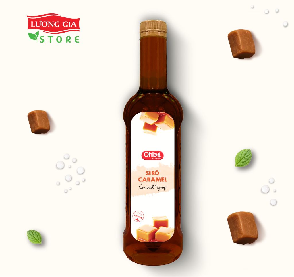 Siro Caramel Ohla 780ml (chai nhựa)