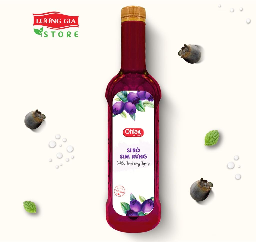 Siro Sim Rừng Ohla 780ml (chai nhựa)