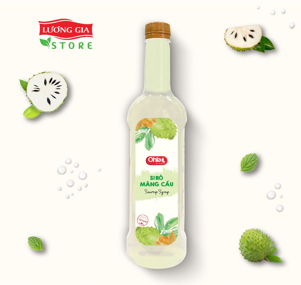 Siro Mãng Cầu Ohla 780ml (chai nhựa)