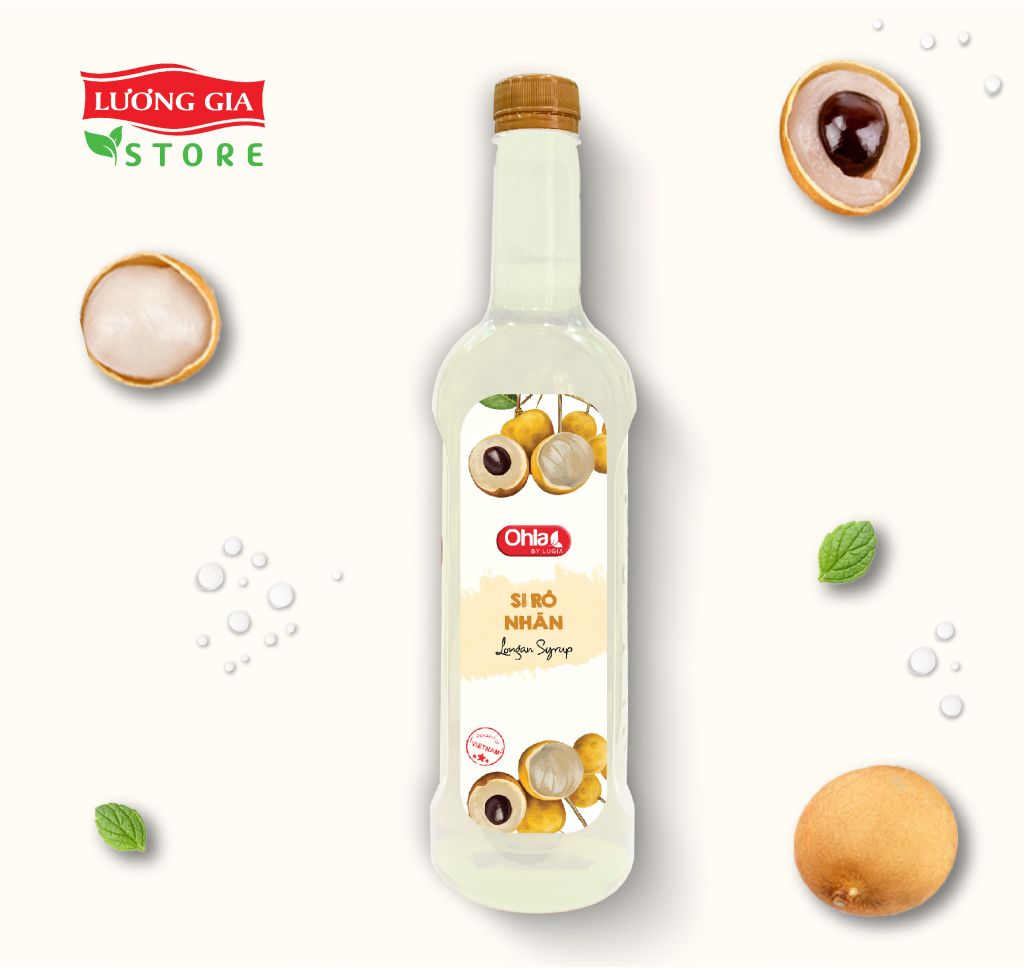 Siro Nhãn Ohla 780ml (chai nhựa)