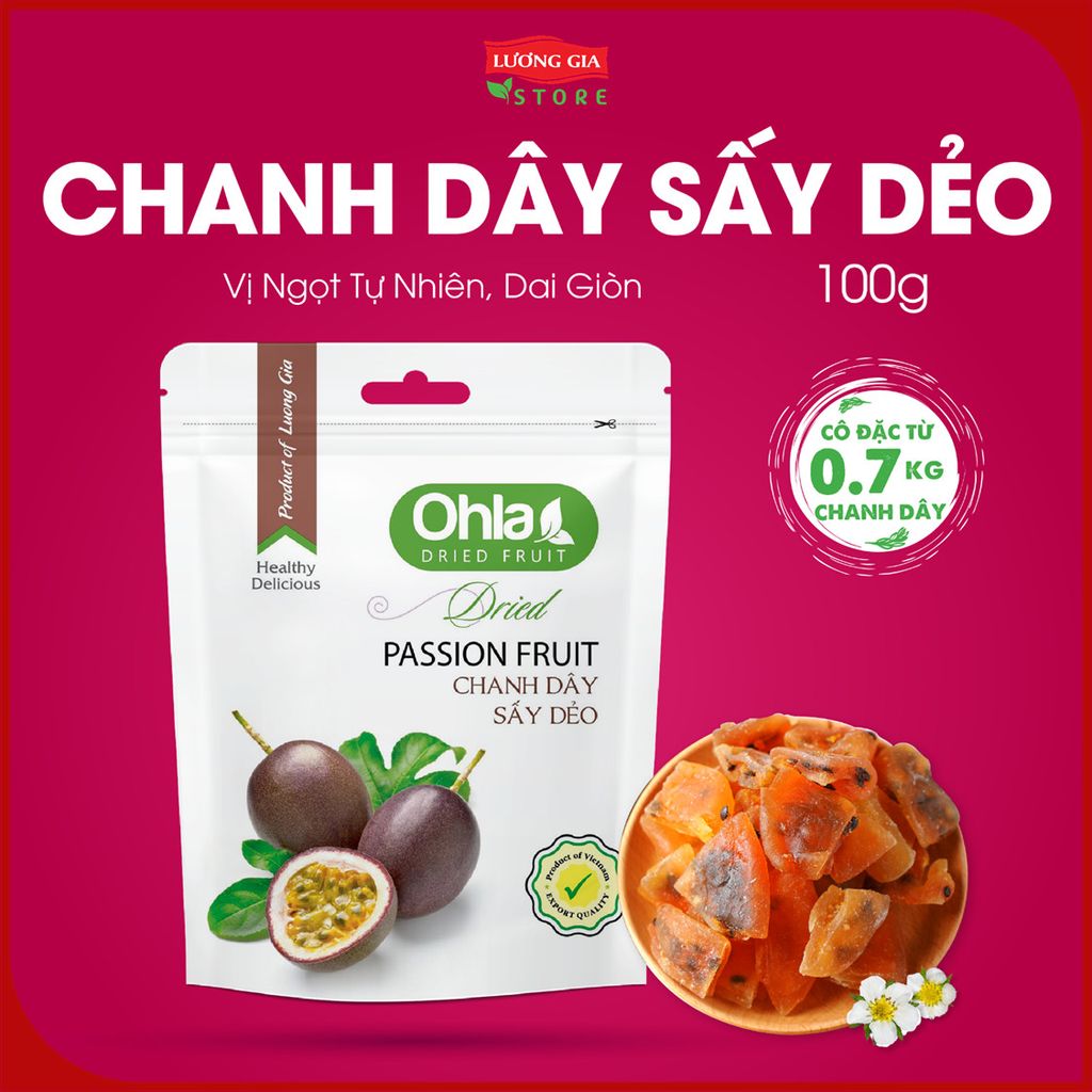 Chanh dây sấy dẻo Ohla