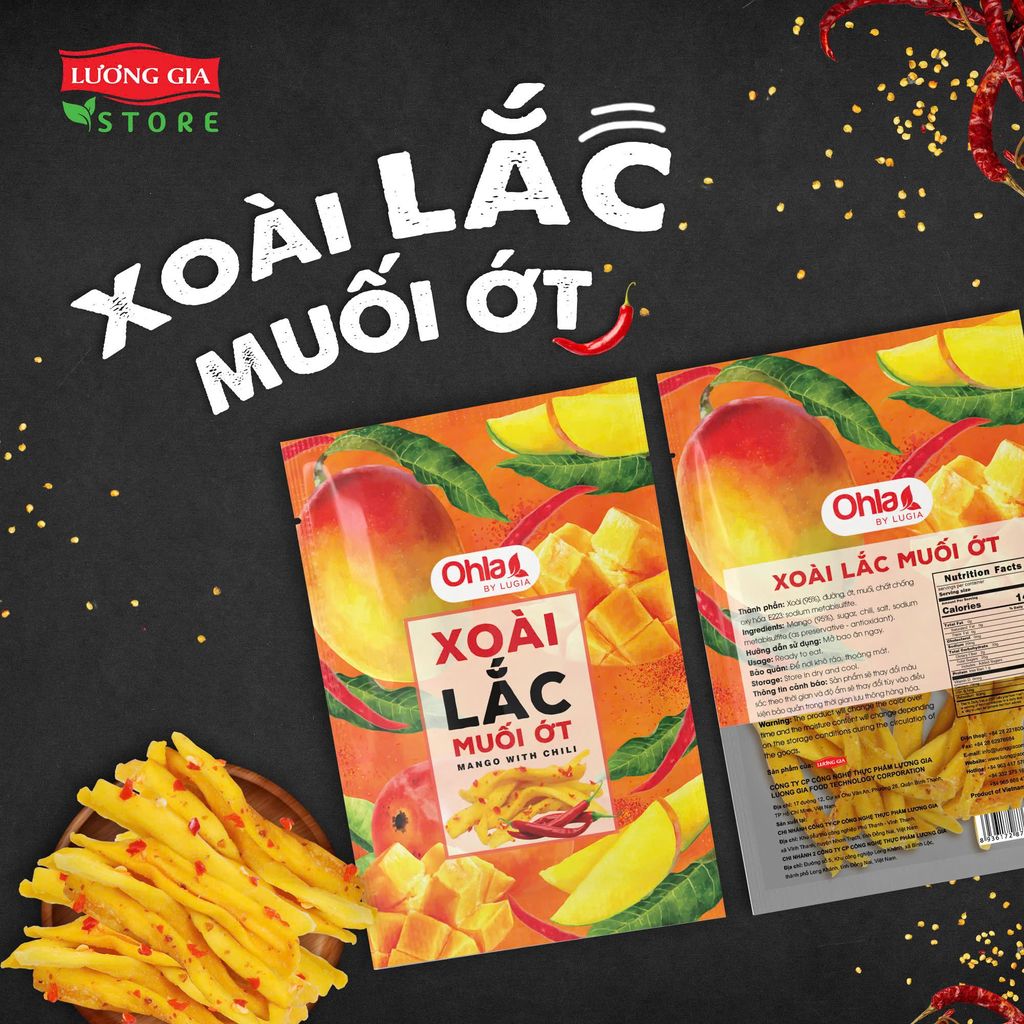 Xoài Lắc Muối Ớt 50g