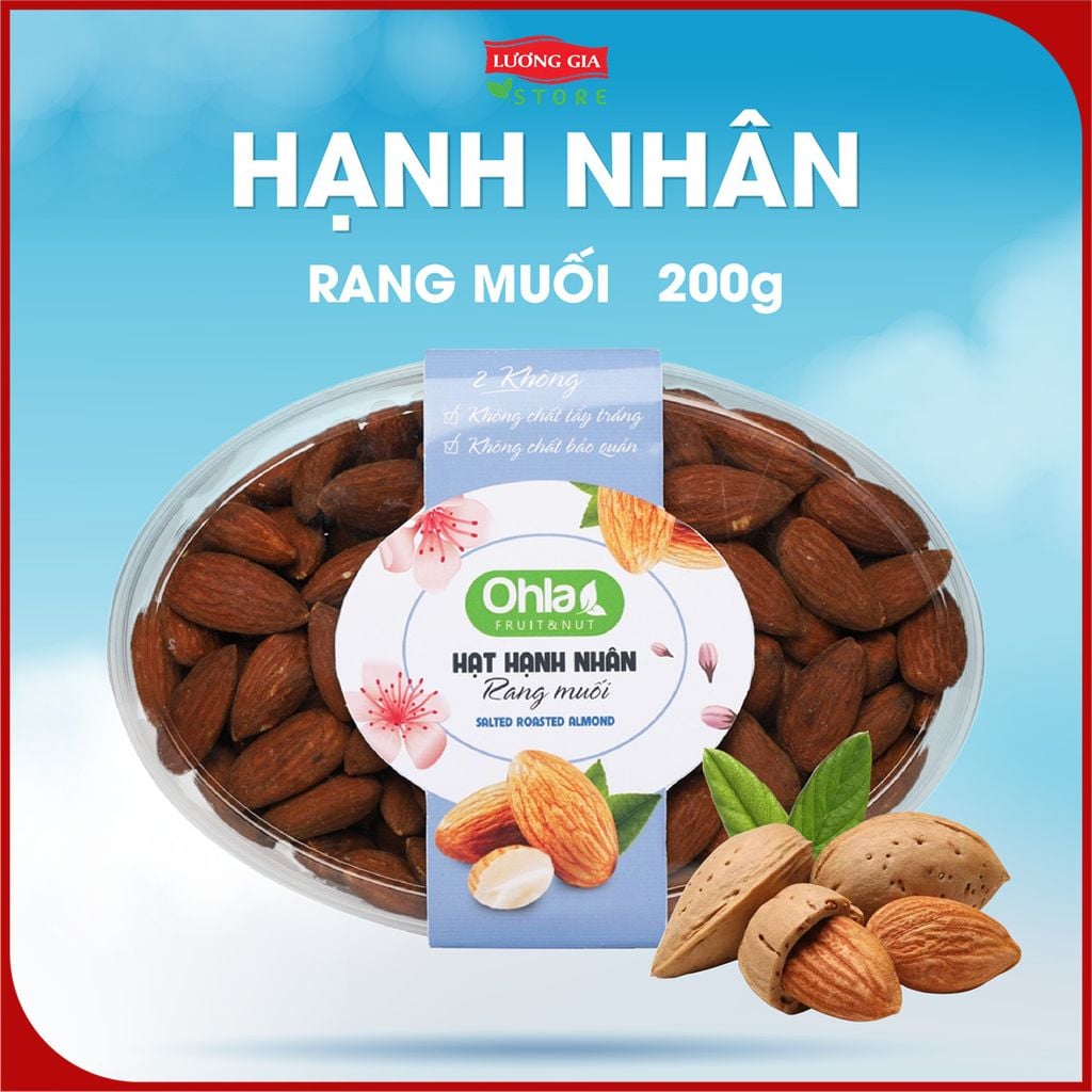 Hạt hạnh nhân rang muối - 200g
