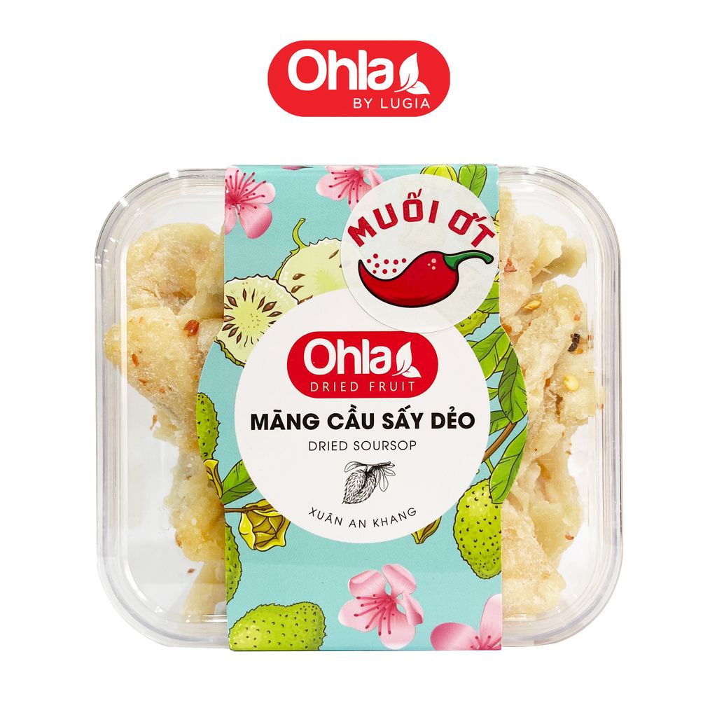 Mãng cầu sấy dẻo muối ớt Ohla hộp 200g
