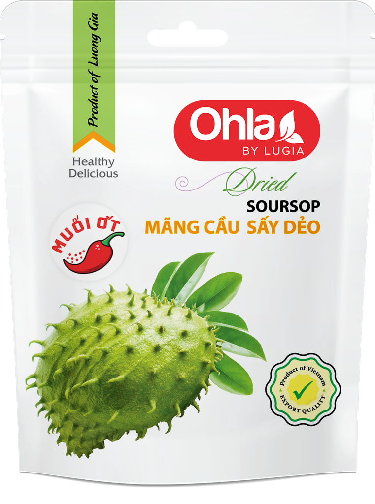 Mãng cầu sấy dẻo muối ớt Ohla