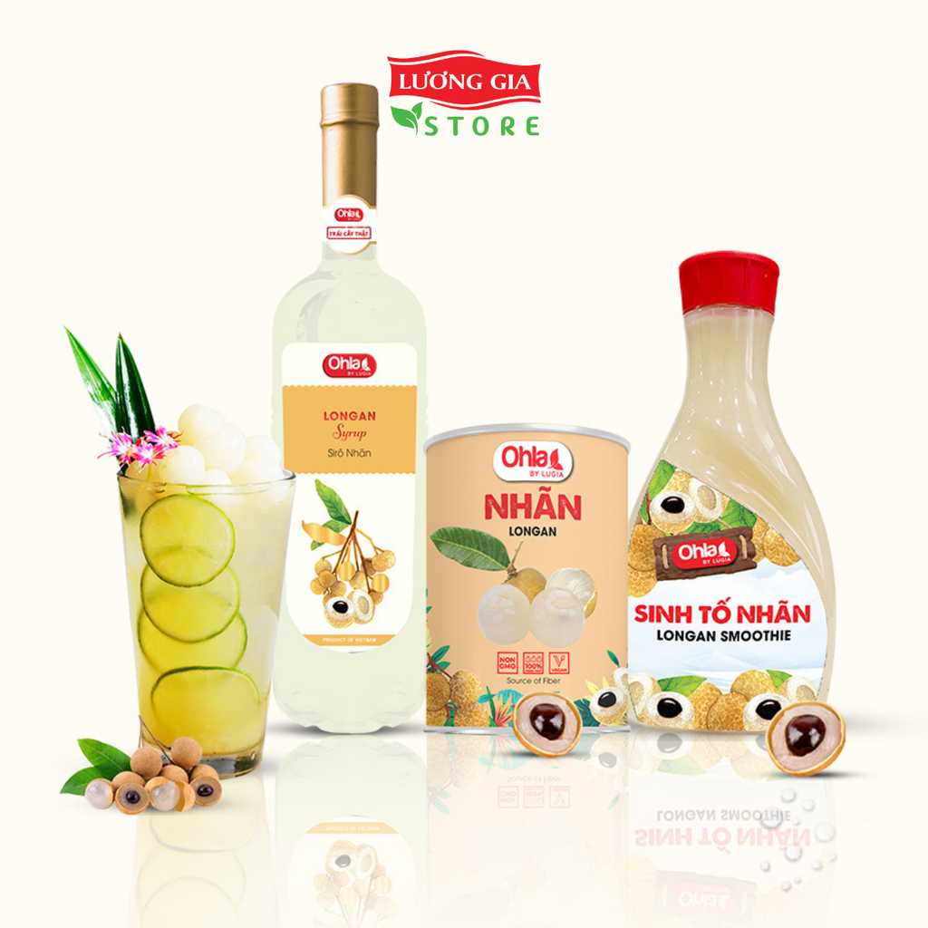 Siro Nhãn Ohla 750ml (chai thủy tinh)