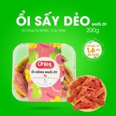Hộp ổi hồng sấy dẻo muối ớt 200g
