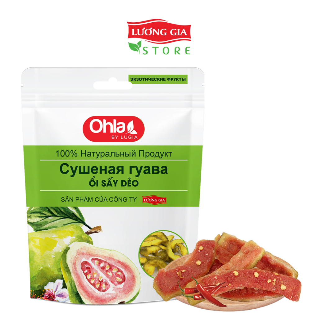 Ổi hồng sấy dẻo muối ớt Ohla