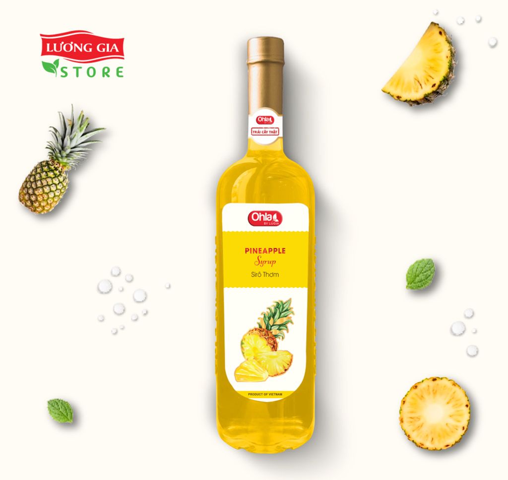 Siro Thơm Ohla 750ml (chai thủy tinh)