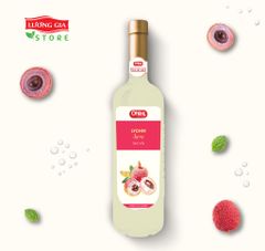 Siro Vải Ohla 750ml (chai thủy tinh)