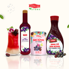 Siro Sim Rừng Ohla 780ml (chai nhựa)