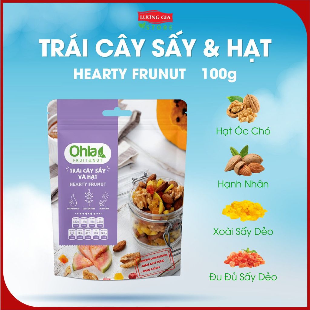 Trái Cây sấy & Hạt Hearty Frunut
