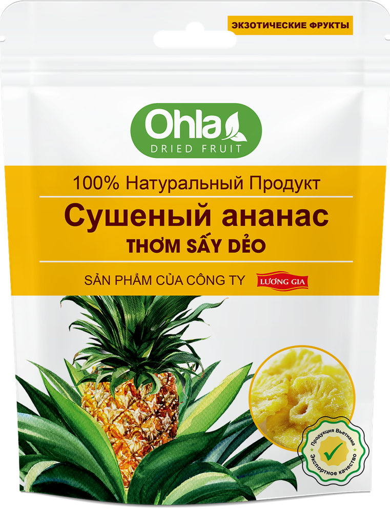 Thơm sấy dẻo Ohla 500g