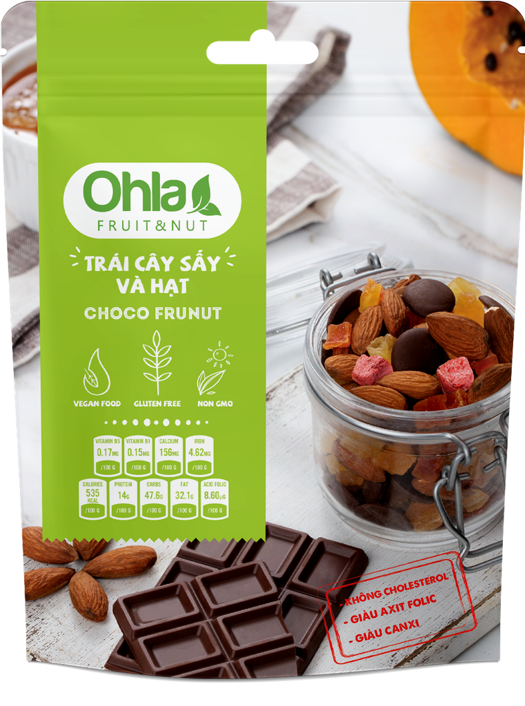 Trái Cây sấy & Hạt Choco Frunut
