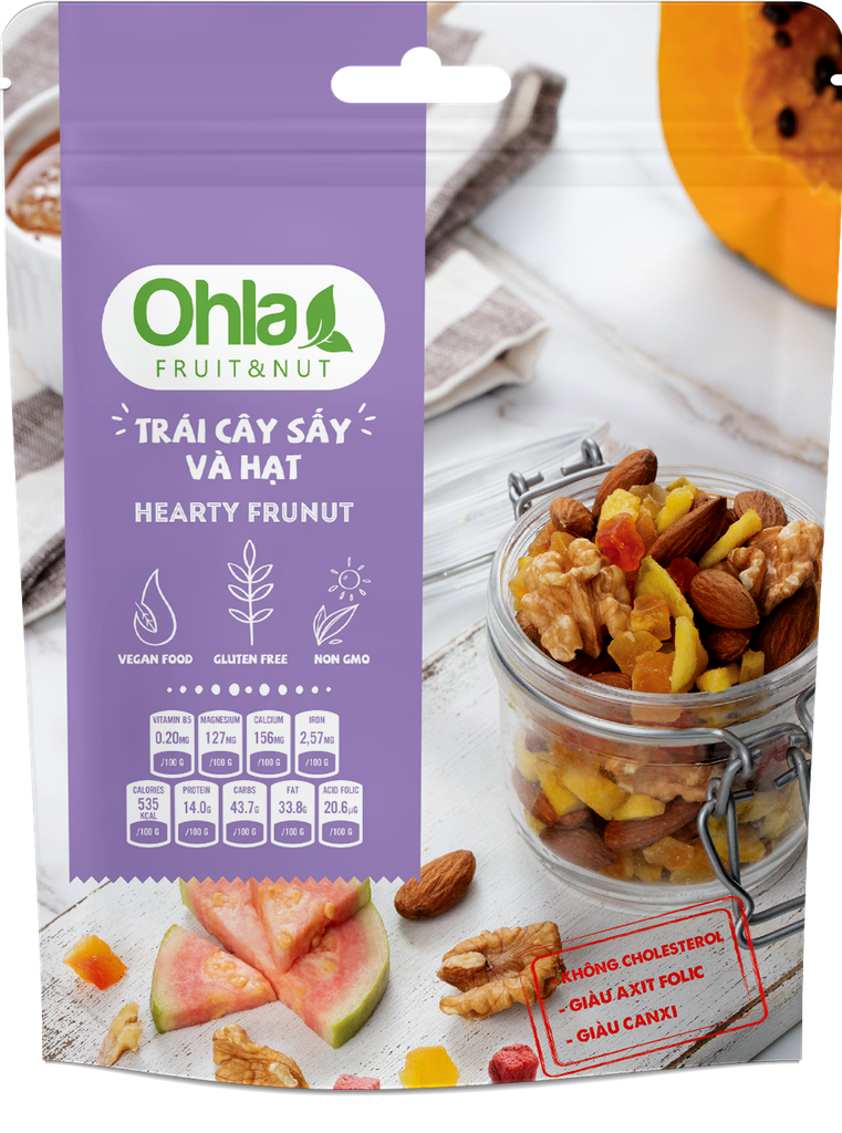 Trái Cây sấy & Hạt Hearty Frunut
