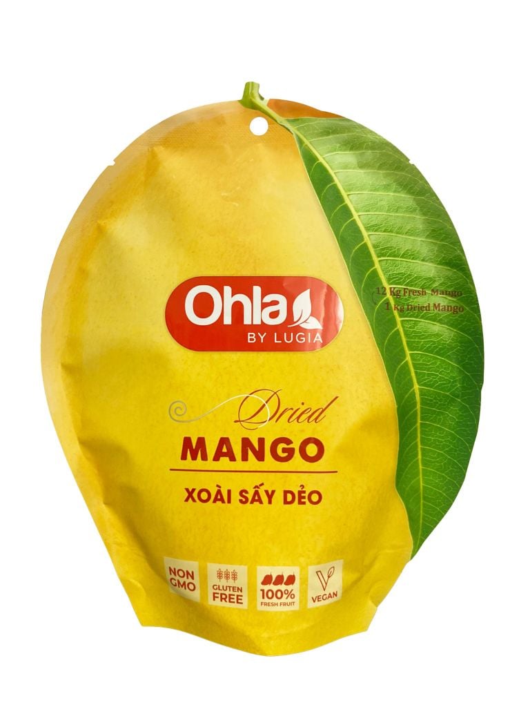 Túi trái xoài sấy dẻo Ohla 200g