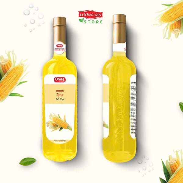 Siro Bắp Ohla 750ml (chai thủy tinh)