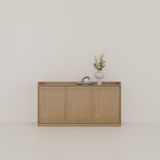 Tủ lưu trữ Mori MDF chống ẩm phủ veneer - chi tiết vật liệu