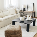 Bàn sofa Elephant Square - chi tiết chân bàn Gỗ Tần bì
