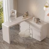 Bàn trang điểm Gwen Standard vật liệu MDF chống ẩm sơn hoàn thiện - góc nhìn bên