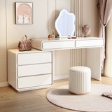 Bàn trang điểm Elly vật liệu MDF chống ẩm sơn hoàn thiện - góc nhìn bên
