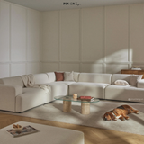Sofa góc Map Quad 4 module màu trắng kem - góc phối cảnh bổ sung