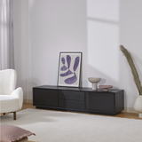 Tủ tivi Selestia MDF chống ẩm phủ veneer - chi tiết vật liệu