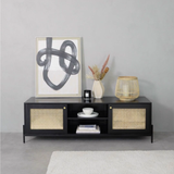 Tủ tivi Bonnie MDF chống ẩm phủ veneer - chi tiết vật liệu