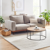 Sofa băng Elin 2–3 chỗ màu xám - góc phối cảnh
