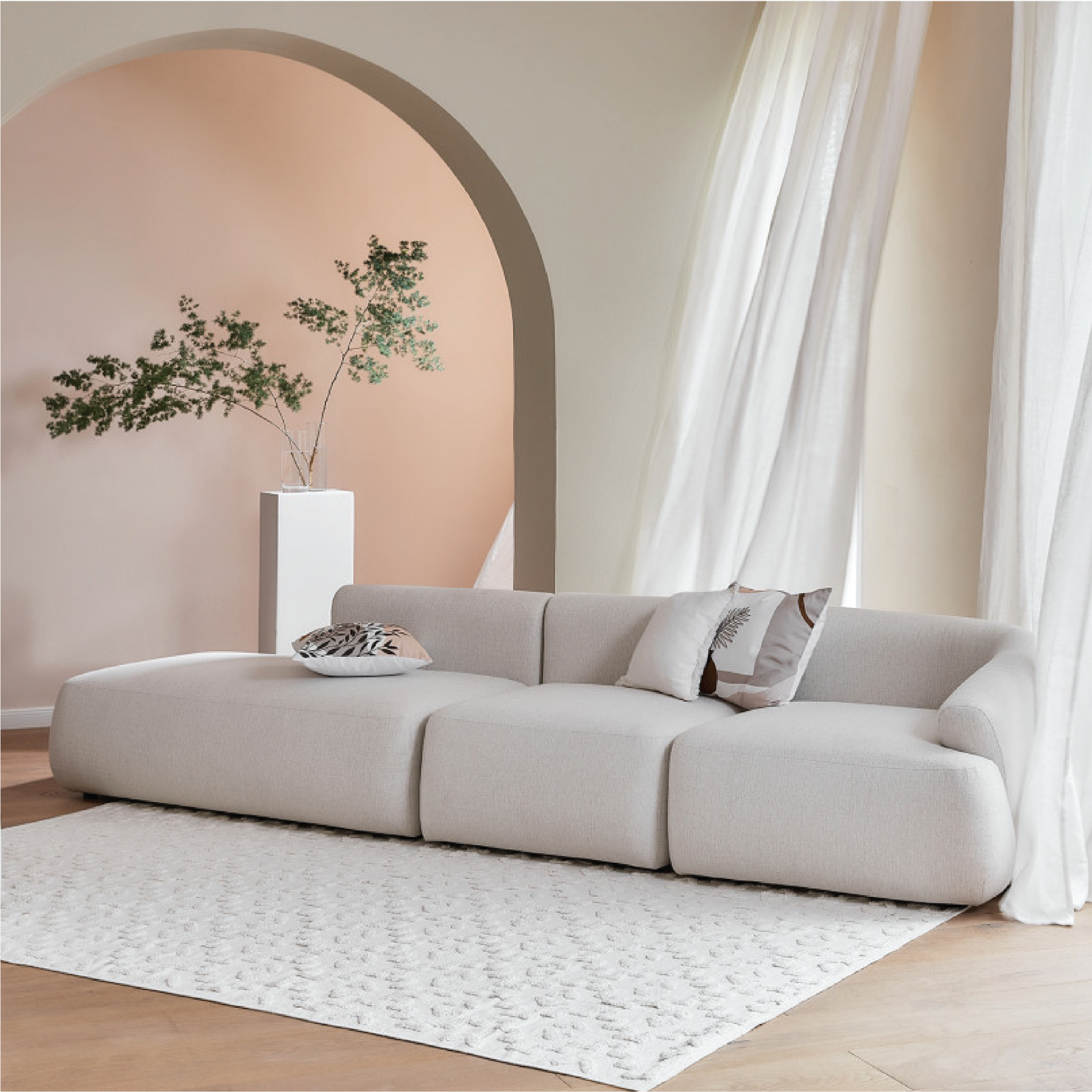  Sofa băng Mood 3 modular dài 