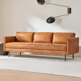 Sofa băng Norr 2–3 chỗ màu nâu bò - góc phối cảnh