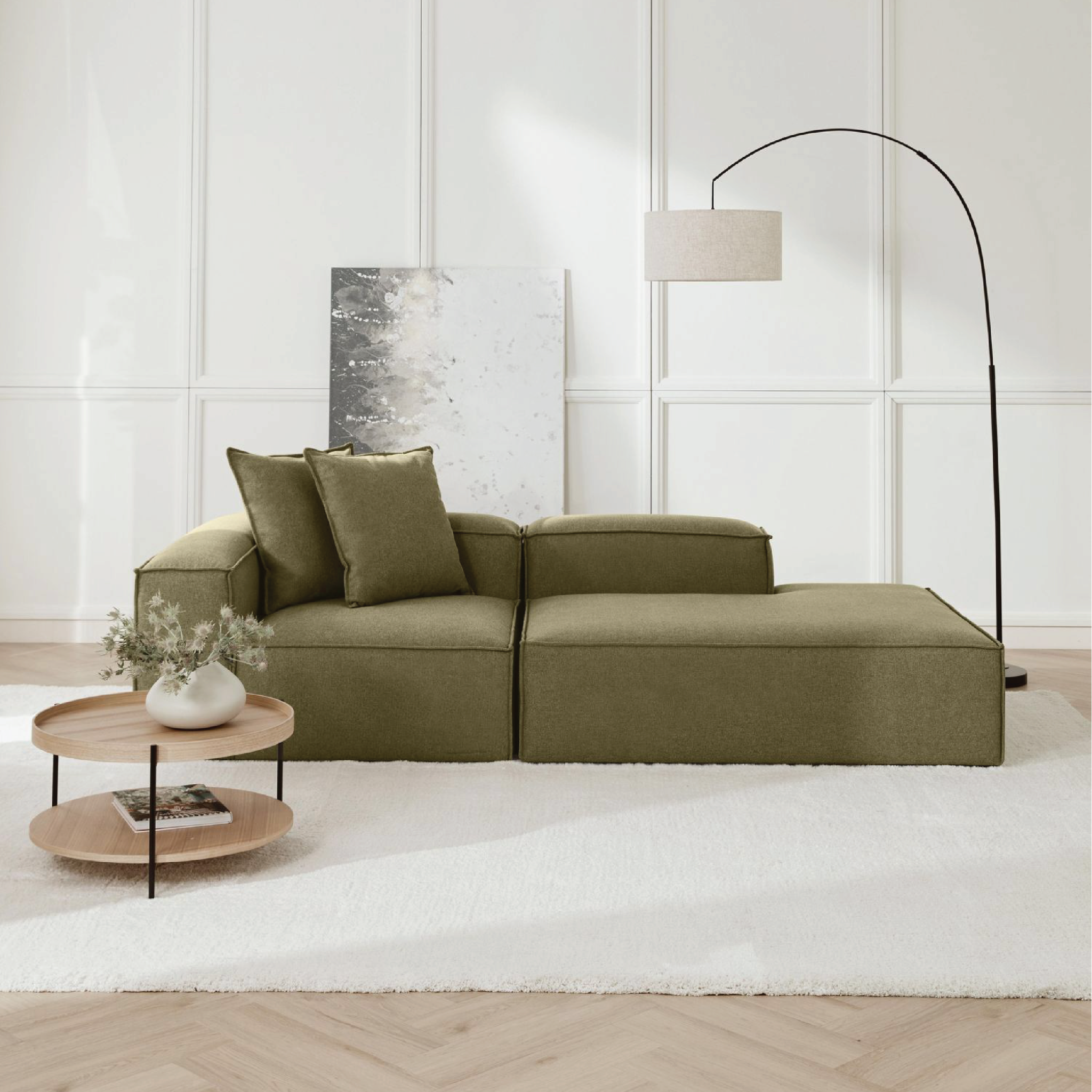  Sofa băng Wish 2 modular dài 