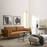 Sofa băng Scott 2–3 chỗ màu nâu bò - góc phối cảnh bổ sung