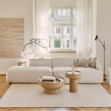 Sofa băng Mood Trio Open 3 module màu kem - chi tiết thiết kế