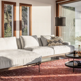 Sofa góc Orix 3–4 chỗ màu trắng - góc phối cảnh