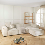 Sofa góc Wish Trio 3 module màu be - góc phối cảnh 1