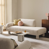 Sofa băng Lilo Open 2–3 chỗ màu be - góc phối cảnh
