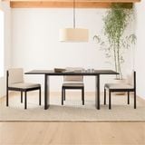 Bàn ăn Anton kích thước D1800 - phối cảnh phòng ăn