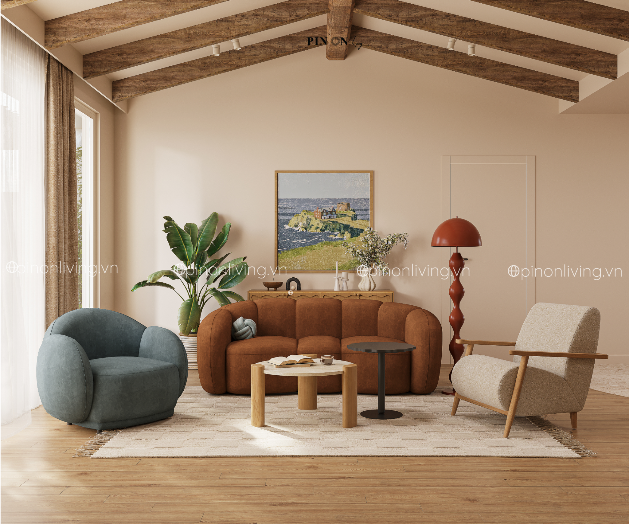  Sofa băng Calmo 