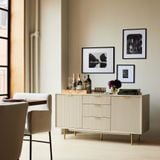Tủ lưu trữ Quinn Largo MDF chống ẩm sơn hoàn thiện hoàn thiện - chi tiết vật liệu