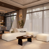 Sofa góc Selestia Compact 3–4 chỗ màu cream - góc phối cảnh
