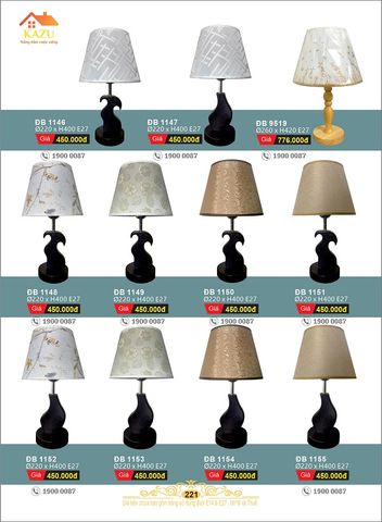 Đèn bàn gỗ cao cấp Kazu - ĐB 1147