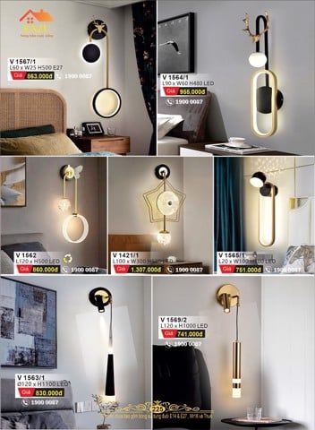 Đèn tường cao cấp Kazu - V1562